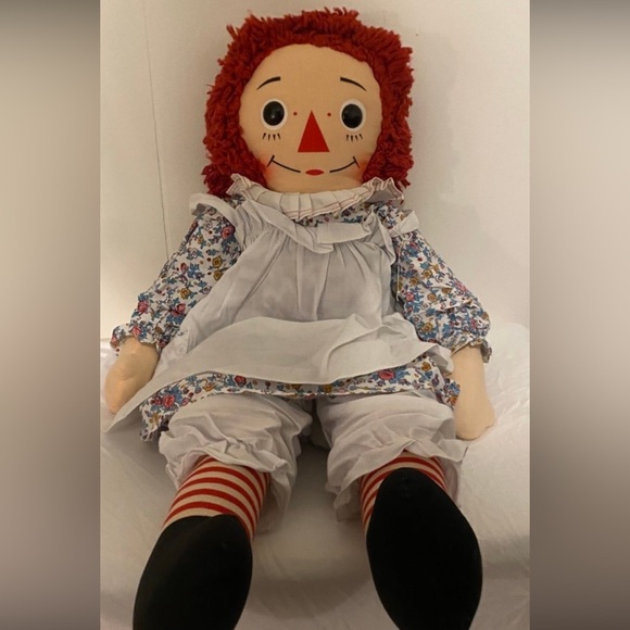 Rare Vintage 3 Foot Tall
Knickerbocker Raggedy Ann Doll - Picture 1 of 5